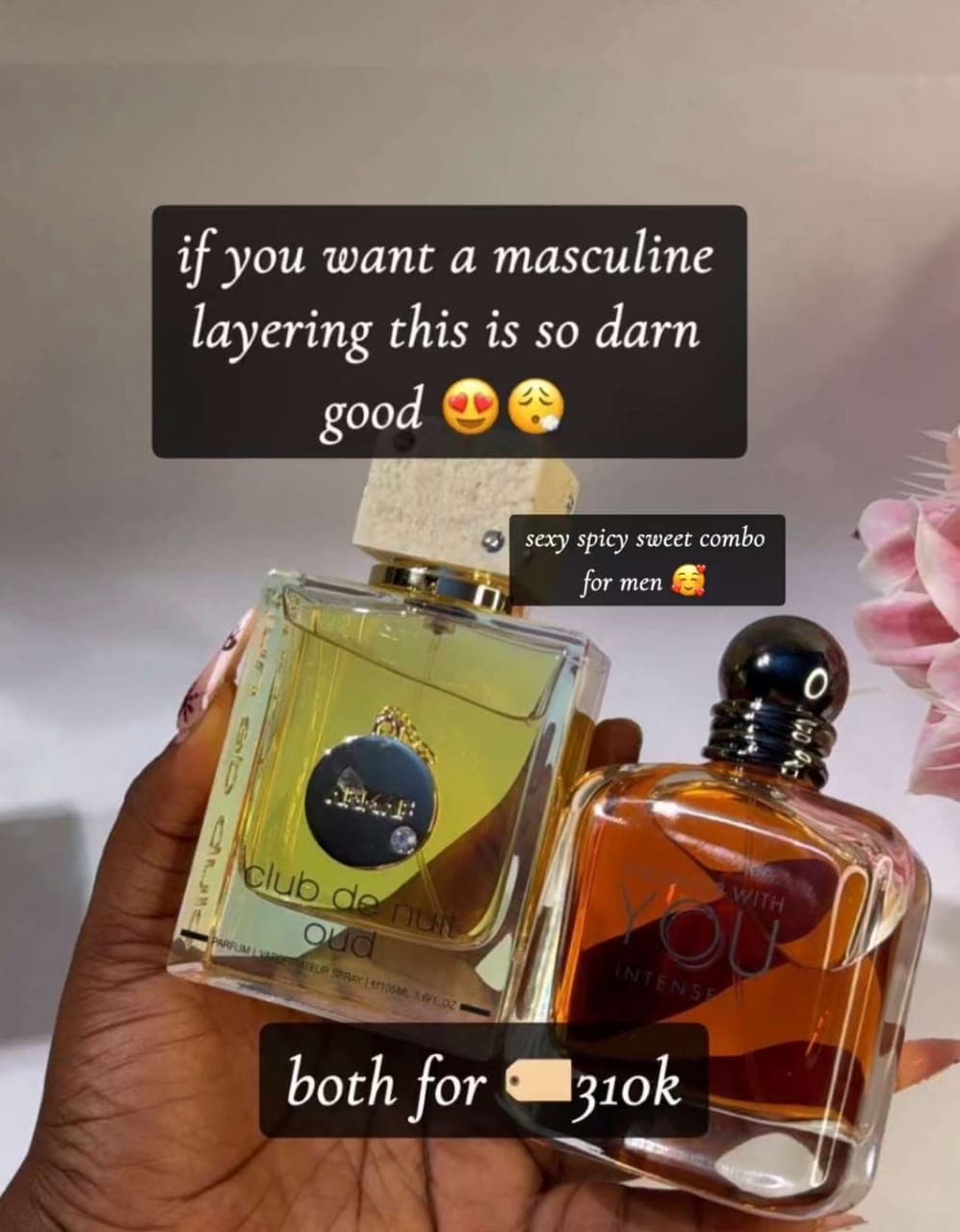 Men perfune combo