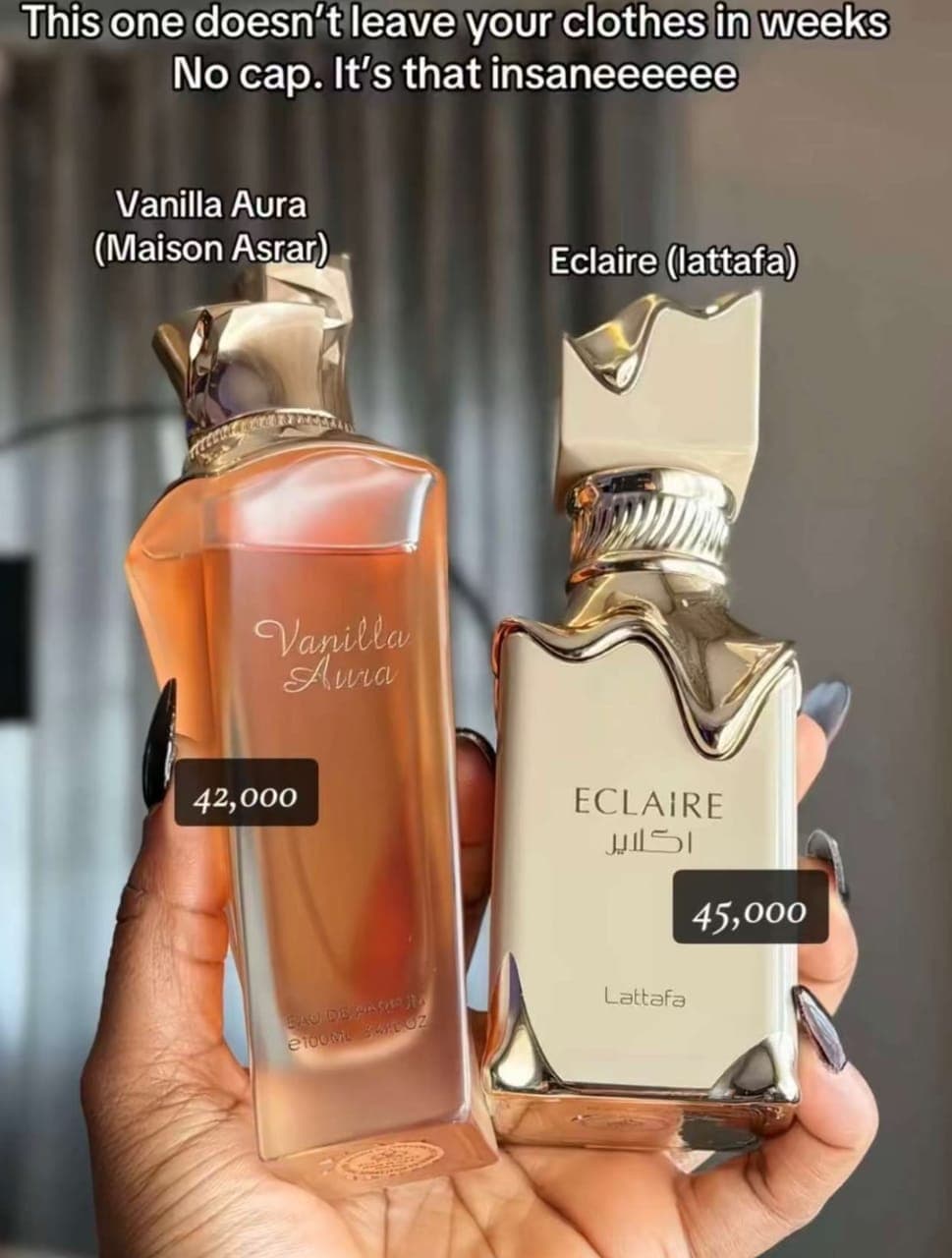 Vanilla aura Edp 100ml, Vanilla voyage mason asrar Edp 100ml