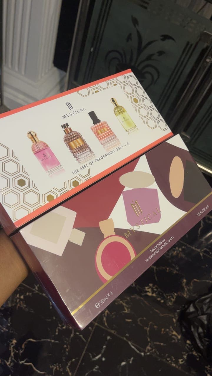 mystical unisex perfume gift set 4 in 1