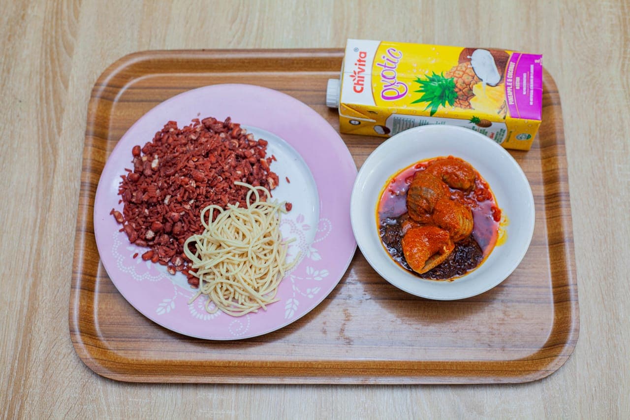 1 PORTION OF WANKE COMES WITH SPAGHETTI