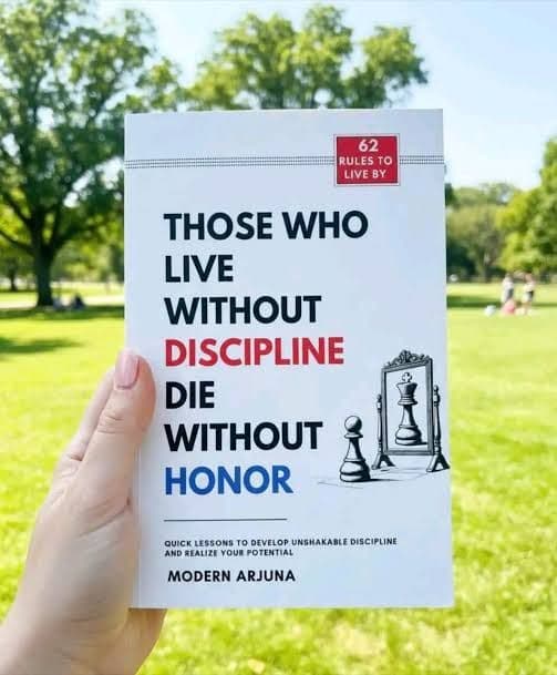 Those Who Live Without Discipline Die Without Honor