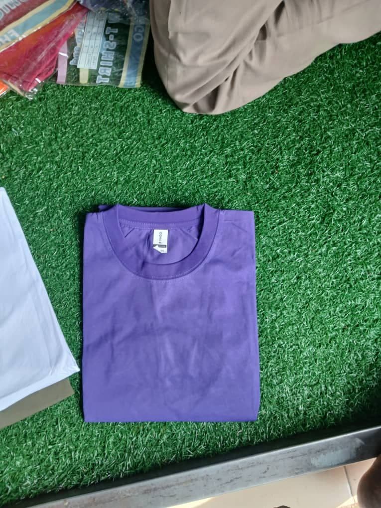 Plain round necks in different sizes and colors